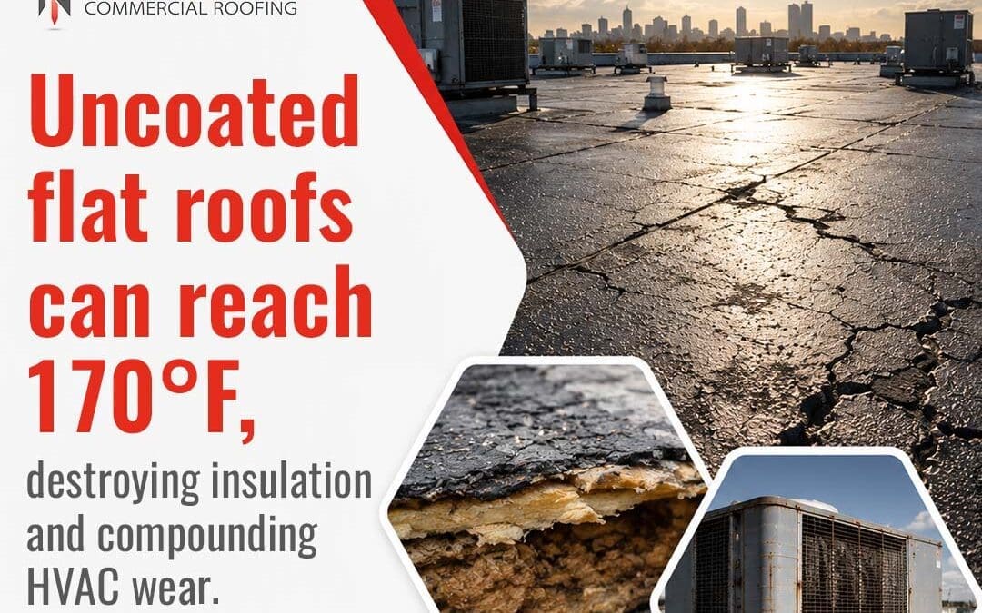 How Does Summer Heat Damage a Columbus Flat Roof?